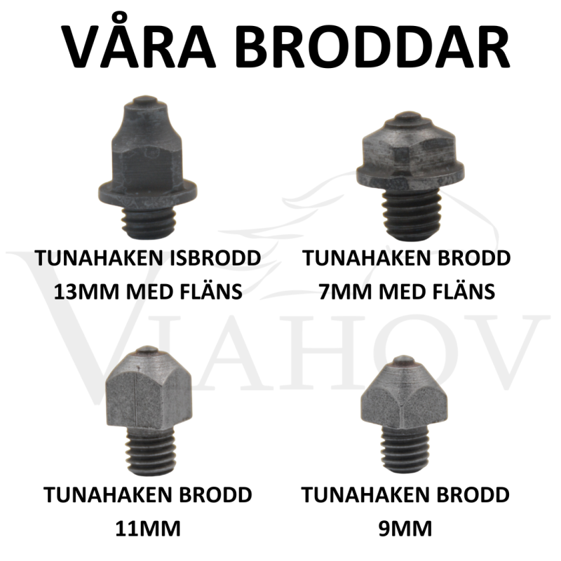 Tunahaken Standardbrodd 9m (10-pack)